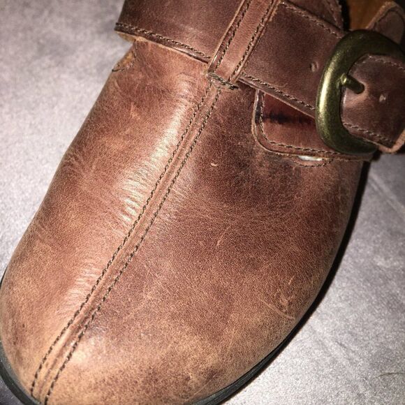 Crocs Brown Slide Mule Clogs Size 7 - Picture 10 of 11